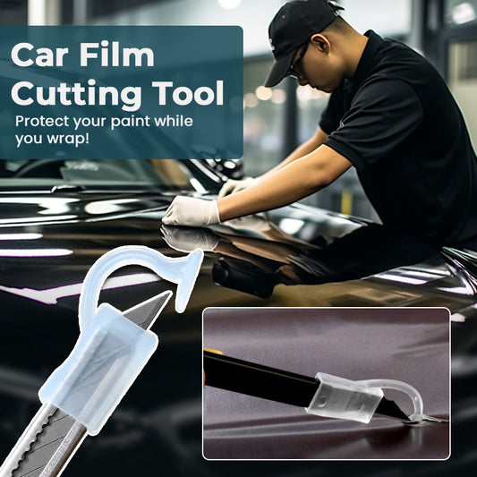 Car Film Safety Cutting Tool – Vinyl Wrap, Window Tint & PPF Cutter for Paintwork-Friendly Trimming