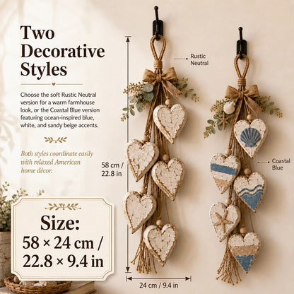 🍂🤎Wall decoration: Heart to hang up
