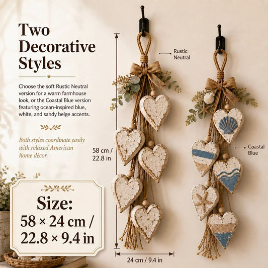 🍂🤎Wall decoration: Heart to hang up