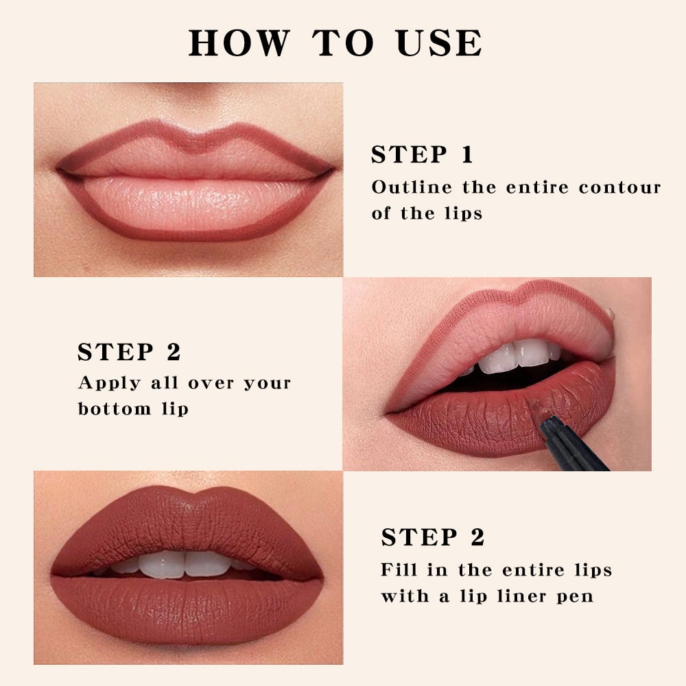 💄Longwear Liquid Lip Liner/💄Långvarig flytande läppstift