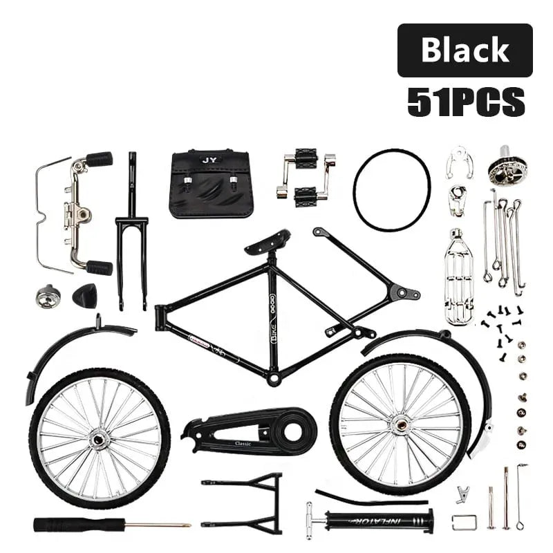 🚲DIY Alloy Bicycle Model: Hand-Assembled – A Fun, Hands-On Collectable