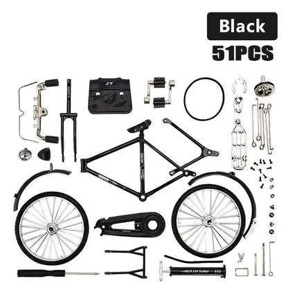 🚲DIY Alloy Bicycle Model: Hand-Assembled – A Fun, Hands-On Collectable