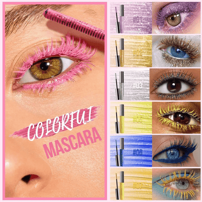 Colourful Glitter Mascar