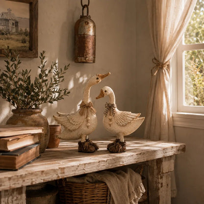 🎁Whimsical Farmhouse Flock Figurines — Charming Animal Pairs for Cozy Country Homes