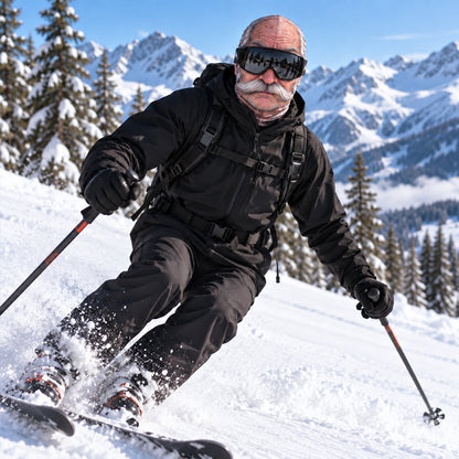 😂Funny Realistic Face Ski Mask – Hilarious Winter Party Gear for Outdoor Groups