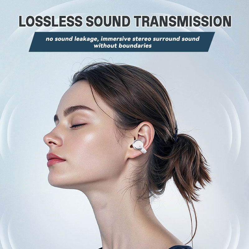 🎧 Trådlösa Bluetooth-hörlurar med dubbla öron