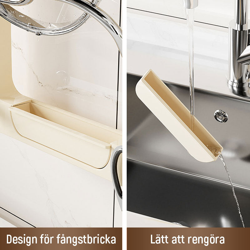 Väggmonterad Sugkopp Stansfri Grytlockshållare