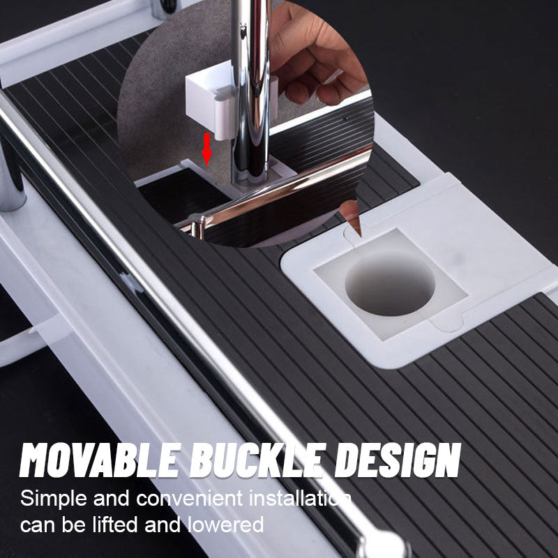 Hållare för stansfri bricka för badrum