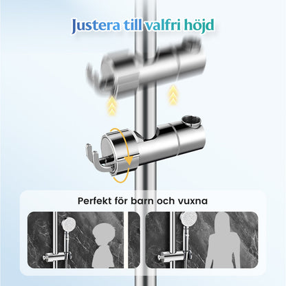 Ingen borrning krävs · Fäst och använd · Nytt val för duschfäste