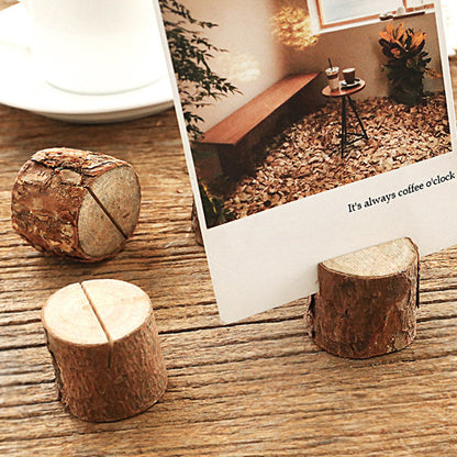 Fotobashållare För Trästubb