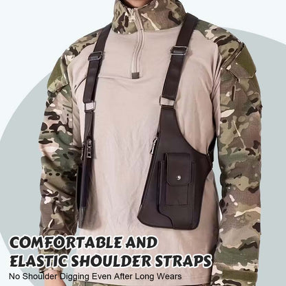 Retro ryggsäck med axelremsväska