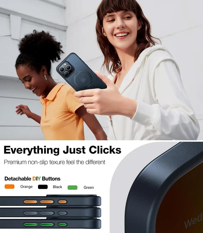 Det senaste roterbara magnetiska stativet Frostat telefonskal