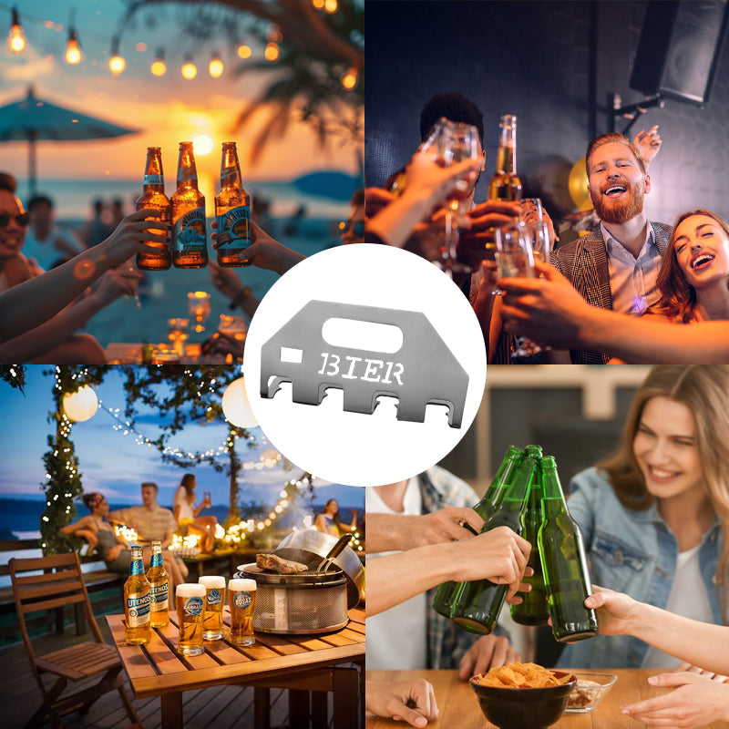 Quad ölöppnare och bärare