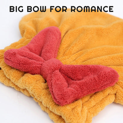 Bowknot Snabbtorkande duschmössa