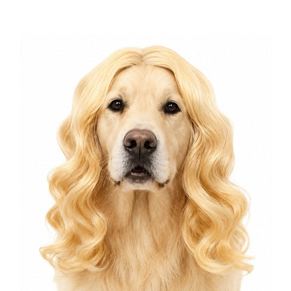 Personalized Fun Pet Wigs for Halloween & Dog Cosplay