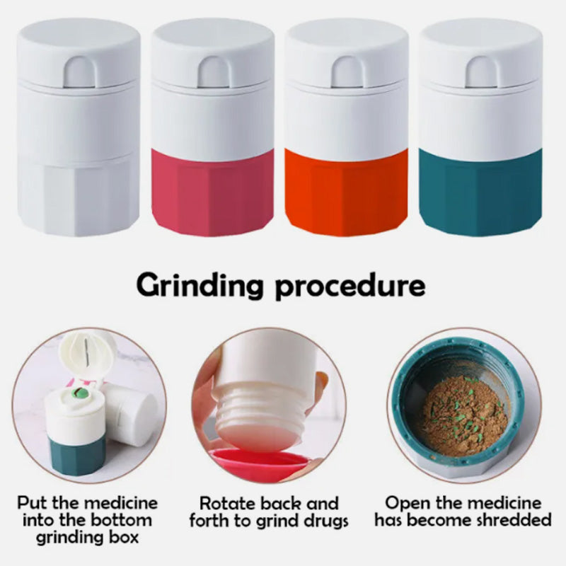 💊 Multifunktionell tablettdelare & krossare | Enkel att ta medicin, omtänksam vård 💊