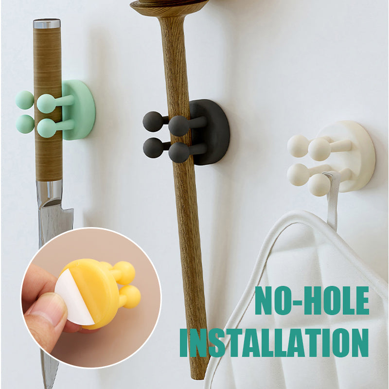 Självhäftande krok utan stansning av silikon