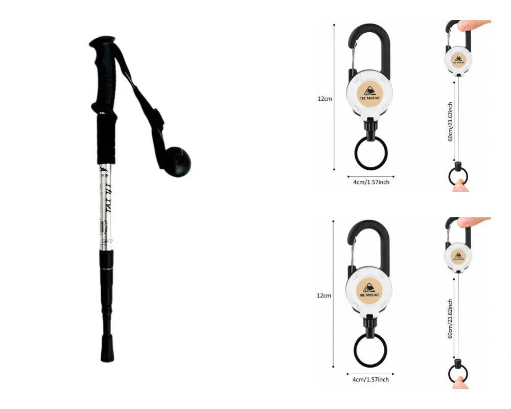 ⛰️Adjustable Aluminum Alloy Trekking Pole