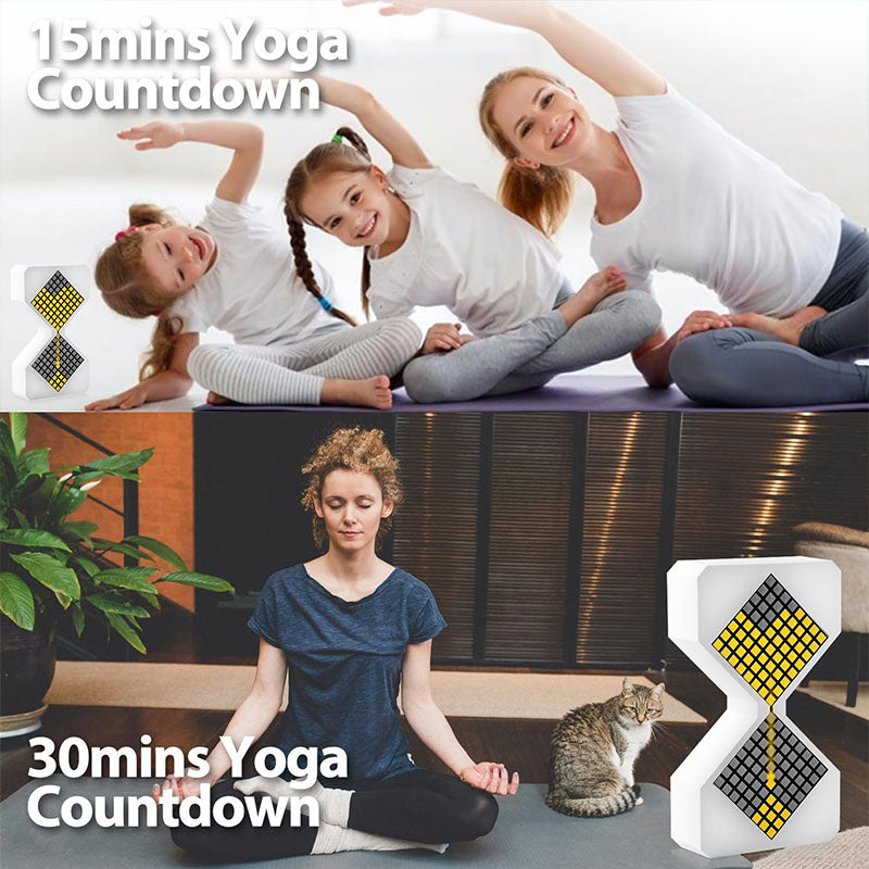 ⏳ Elektroniskt Timglas med Ljus ⏳