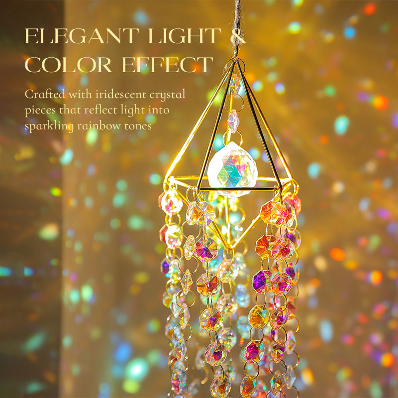 Crystal Iridescent Wind Chime