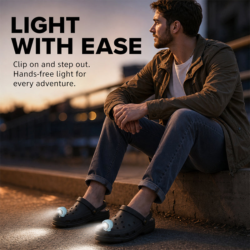 Headlights for Croc Shoes Spotlight for Hiking & Camping