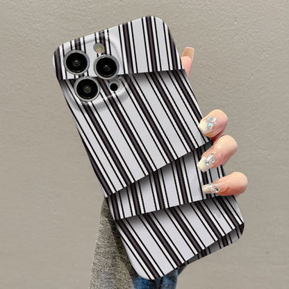 🌈Färgkontrast randigt filmskal för mobilen