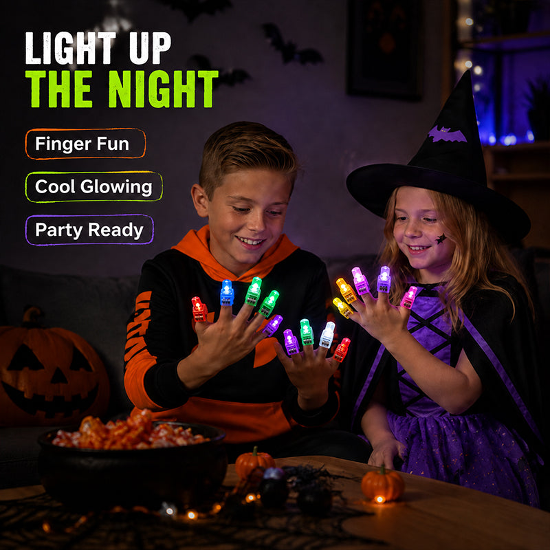 🎃 Halloween Finger Projection Lights – Spooky Fun at Your Fingertips