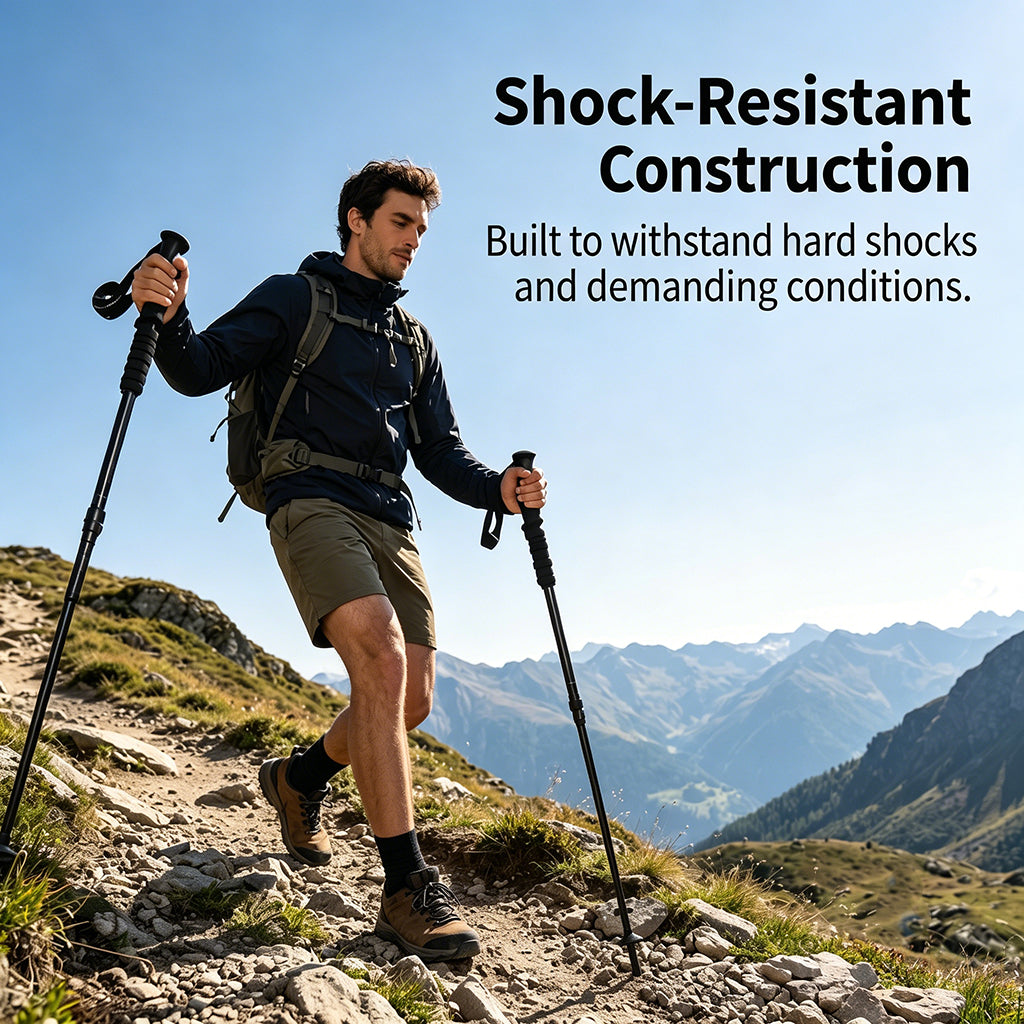 ⛰️Adjustable Aluminum Alloy Trekking Pole