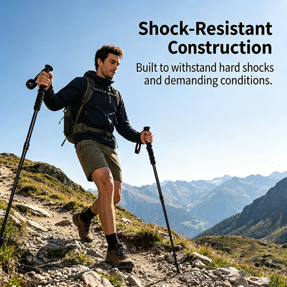 ⛰️Adjustable Aluminum Alloy Trekking Pole
