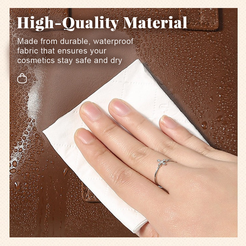 Handhållen sminkväska med stor kapacitet