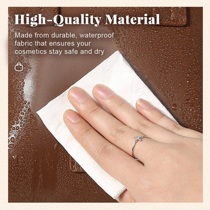 Handhållen sminkväska med stor kapacitet