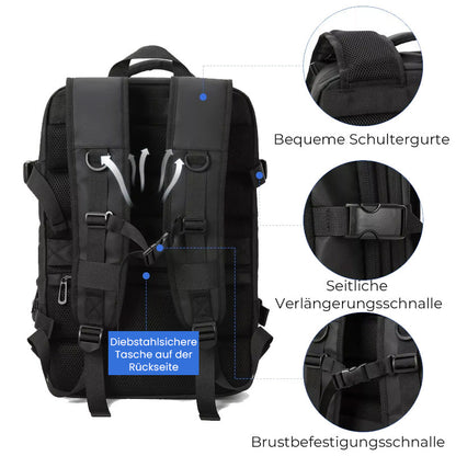 Reseryggsäck med stor kapacitet