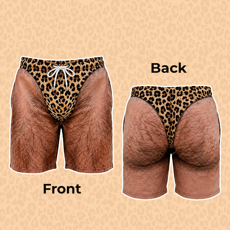 The "Cheeky Commando" Novelty Prank Swim Trunks – Guaranteed to Cause Double-Takes!