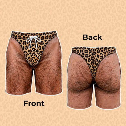 The "Cheeky Commando" Novelty Prank Swim Trunks – Guaranteed to Cause Double-Takes!