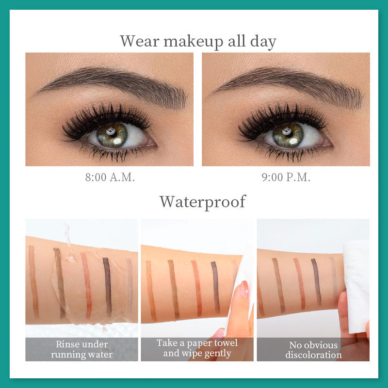 Quad flytande ögonbrynspenna