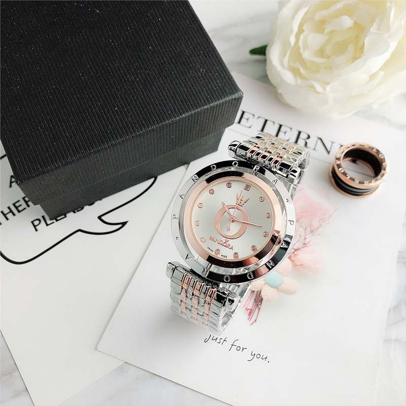 💎 Glänsande Tidsarmband för Par | Elegant parklocka