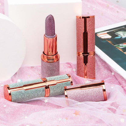 🌟 Stjärnig Glittrande Färgförändrande Gelé Läppstift – Lys upp din ungdomliga läppfärg! 💖