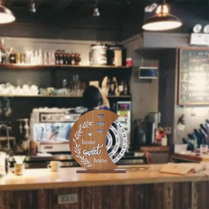 Kreativ kalender av trä