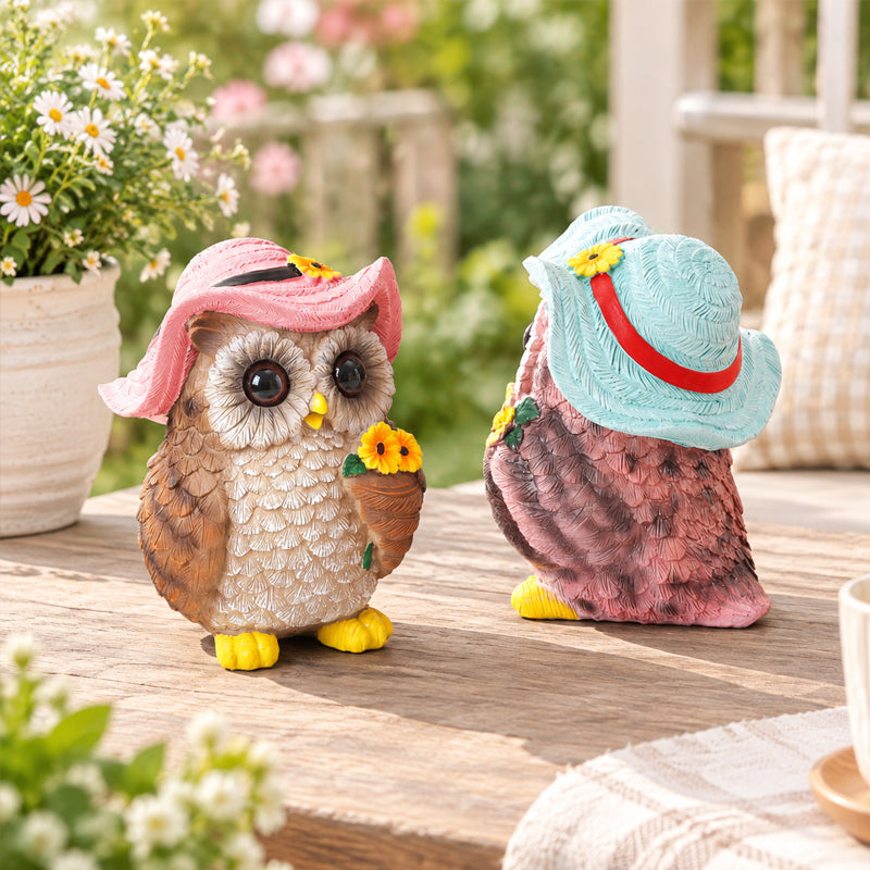 Creative Owl Figurine for Home, Garden & Tabletop Décor