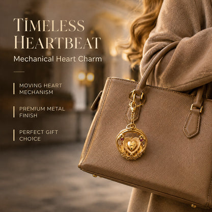 💛Heartbeat Mechanical Pendant – Heart Design × Mechanical Aesthetic✨