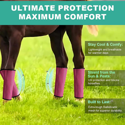 Andningsbara mesh-leggings som skyddar mot hästflugor 🐎✨
