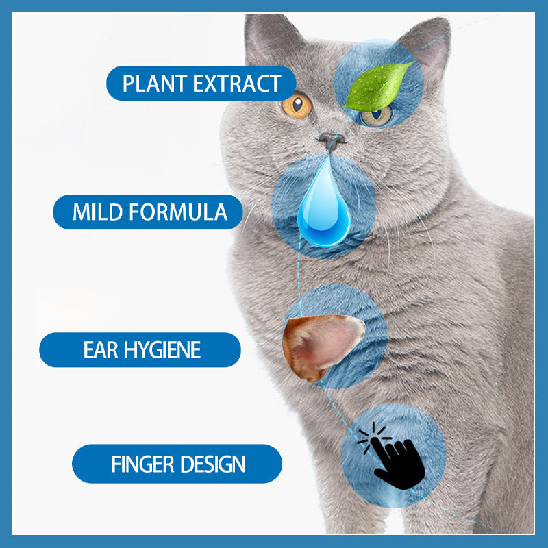 Husdjursrengöringsfingerservetter