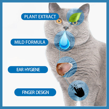 Husdjursrengöringsfingerservetter