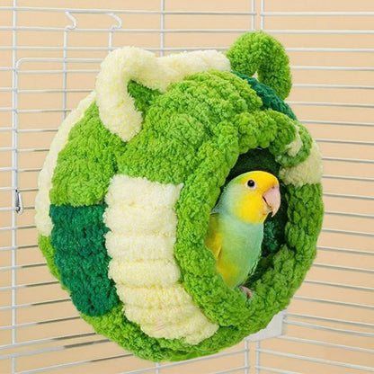 Fågelbon för värme på vinter