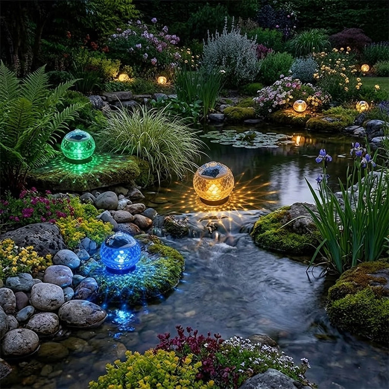 Solar Floating Garden and Courtyard Light