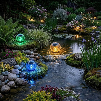 Solar Floating Garden and Courtyard Light