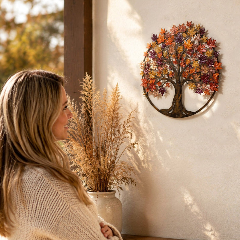 🍂Metal Autumn Tree Metal Wall Art