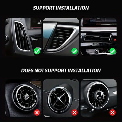 Auto AC Vent Dekorativ Strip (10 st)