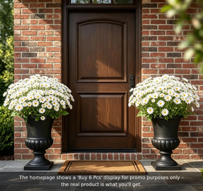 🌼- Artificial Outdoor Sunset Mums Flowers - UV resistant, Waterproof, Windproof