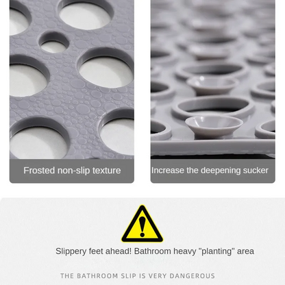 💧 Premium Anti Slip Shower Safety Mat with Strong Suction Cups - Make Every Shower Feel Safer 🚿